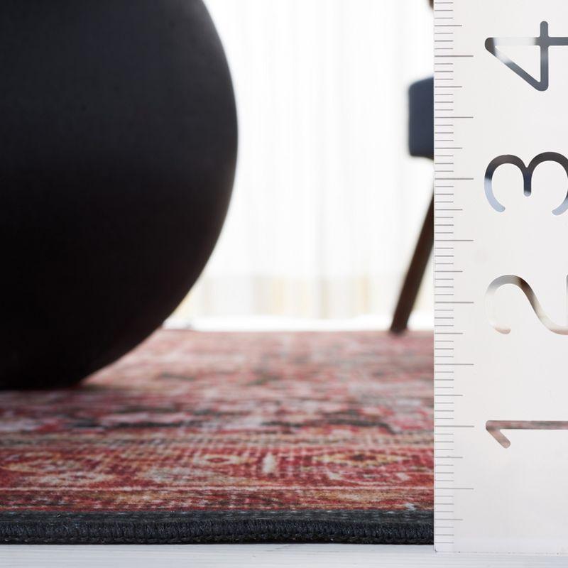 Tucson Vintage Persian TSN114 Power Loomed Machine Washable Skid-Resistant Indoor Accent Rug - Rust/Green - 3'x5' - Safavieh