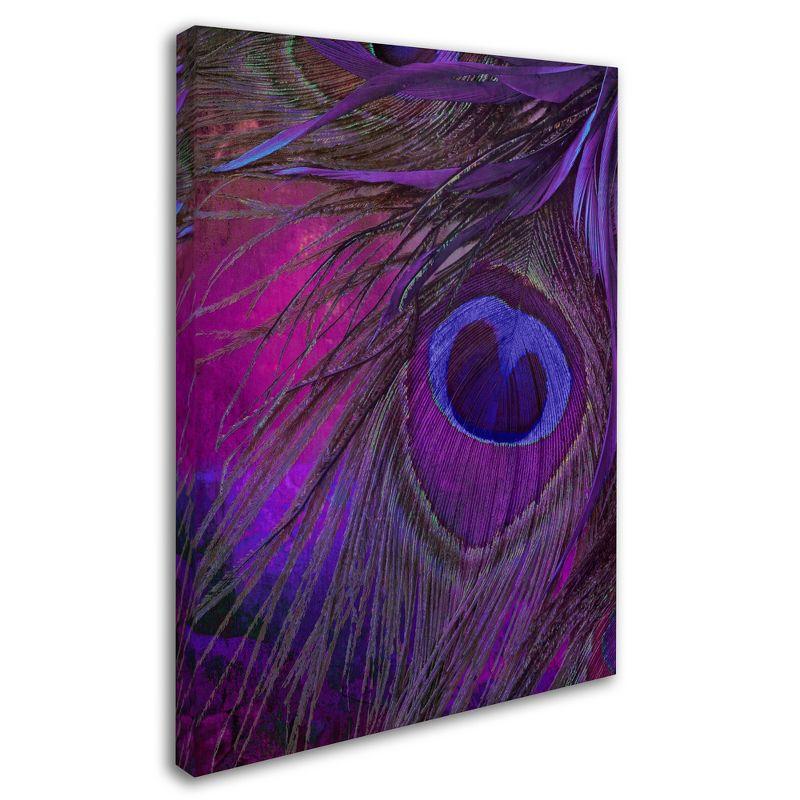 Trademark Fine Art Color Bakery " Peacock Candy IV " by Color Bakery