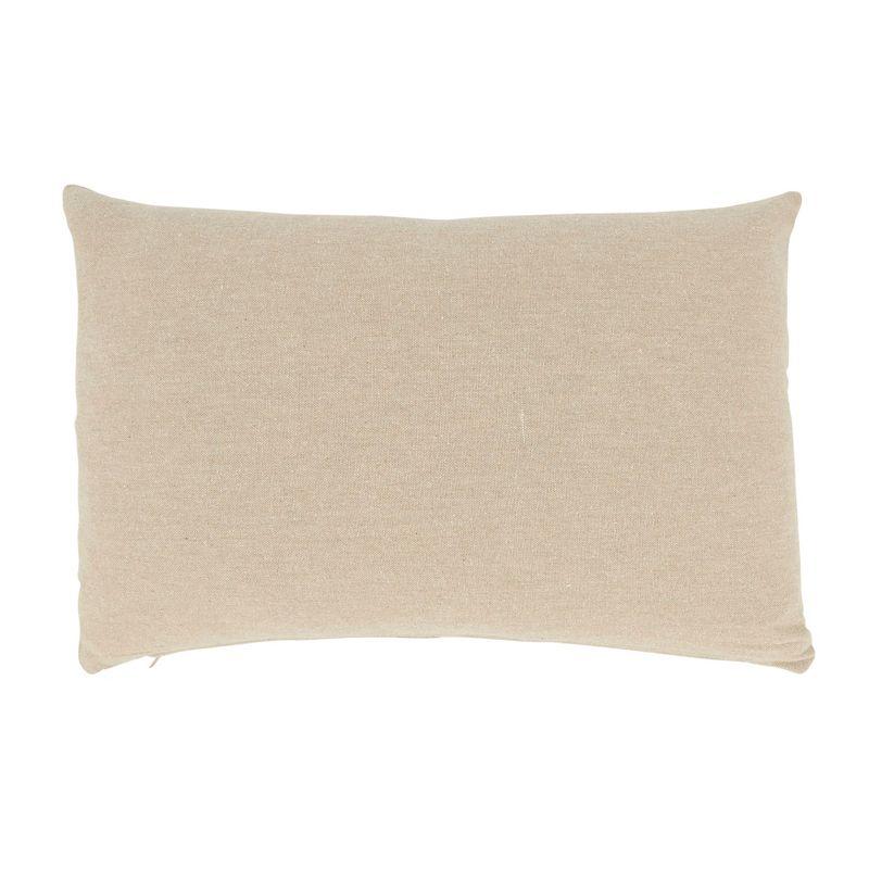 Saro Lifestyle Anchors of Adventure Poly Filled Throw Pillow, Beige, 12"x18"