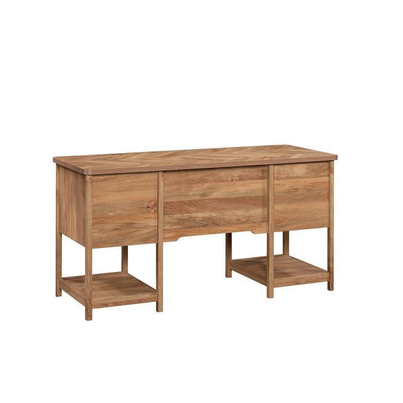 Sindoori Mango Wood Desk with Drawers and Filing Cabinet