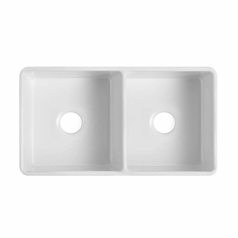 Fireclay Kitchen Sink - Double Bowl