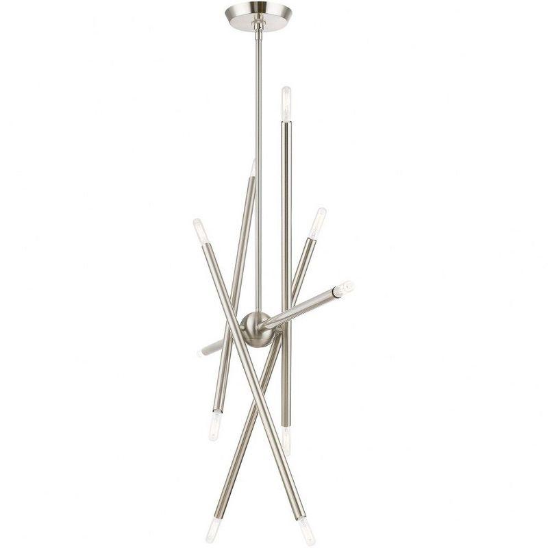 Livex Lighting Soho 10 - Light Chandelier in  Brushed Nickel