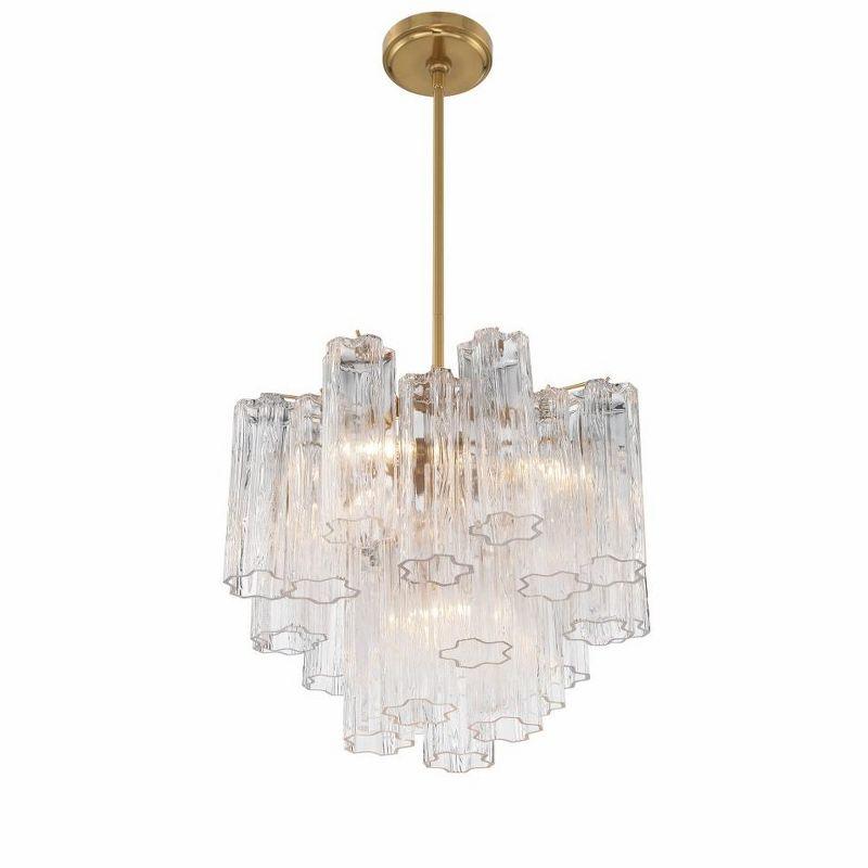 Crystorama Lighting Addis 4 - Light Chandelier in  Aged Brass