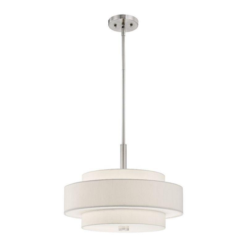 Livex Lighting Meridian 4 - Light Pendant in  Brushed Nickel