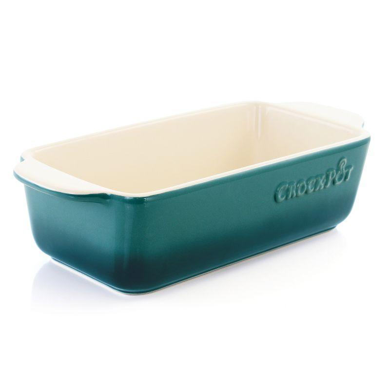 Teal Rectangular Stoneware Bake Pan, 1.25-Quart