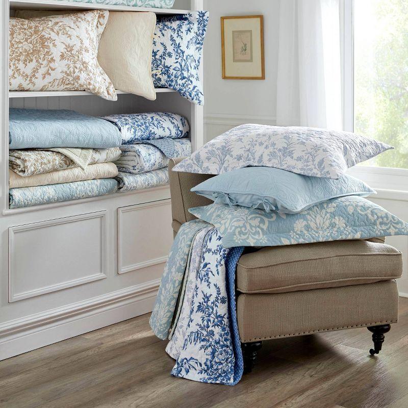 Laura Ashley Amberley Cotton Quilt Bonus Set