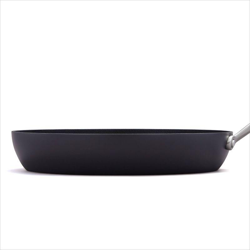 OXO 12" Ceramic Pro Non-Stick Open Frypan Gray: Dishwasher-Safe, Induction & Gas Compatible, Aluminum, 12" Diameter