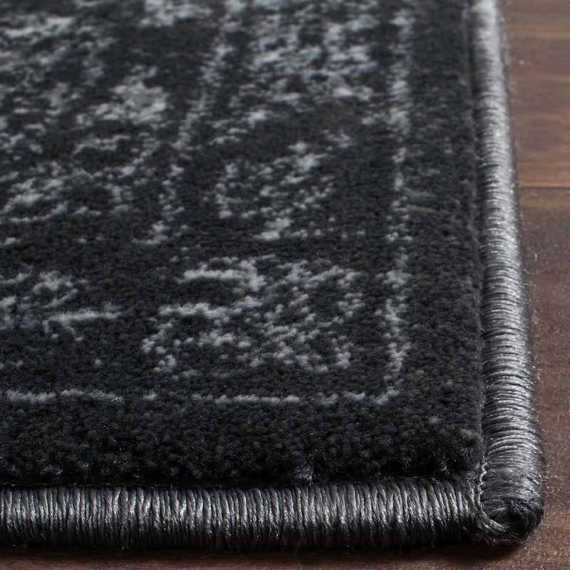 Carnegie CNG631 Power Loomed Area Rug - Dark Grey/Cream - 6'7"x9'2" - Safavieh.