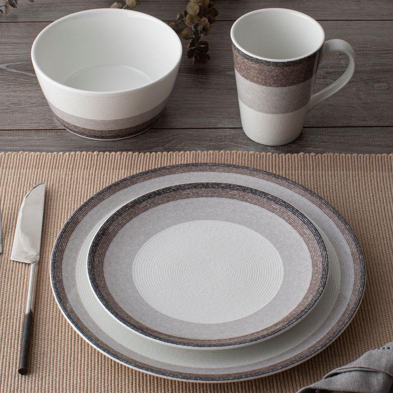 Noritake Colorscapes Layers Coupe 4-Piece Place Setting, Service for 1