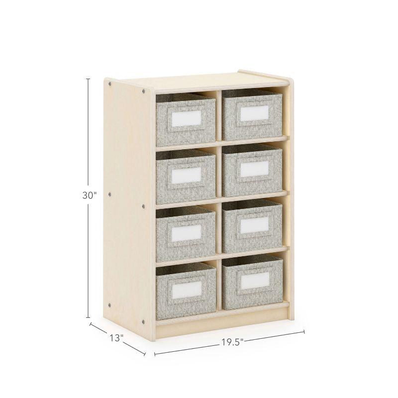 EdQ Essentials Bin Cubby Storage Organizer