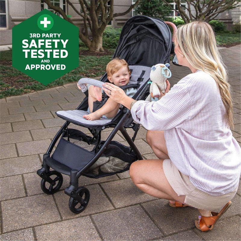 Summer by Ingenuity 3D Quick Close CS+ Compact Fold Stroller with Canopy and Large Storage Basket