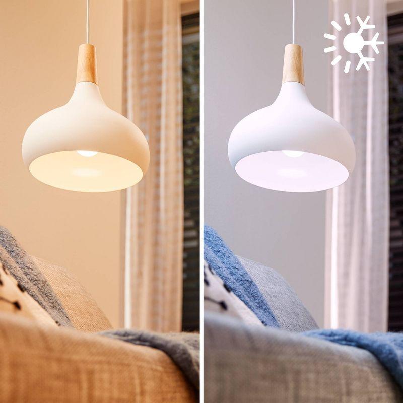 Philips 2pk 8.8W Smart LED Wi-Fi and Bluetooth A19 Color: Energy Star, Dimmable, 800 Lumens, Apple HomeKit Compatible