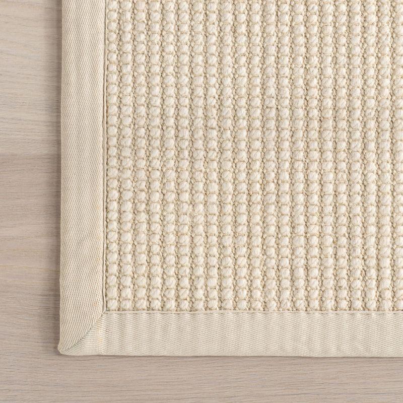 Nuloom Monica Geometric Wool Indoor Area Rug, Runner 2' 6" x 8', Ivory