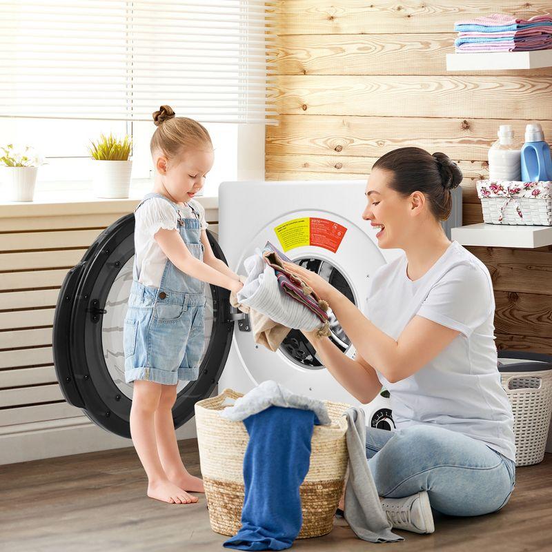 Costway 1350W Electric Compact Laundry Dryer 13.2 LBS Clothes Dryer 5 Drying Programs
