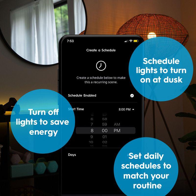 GE GE CYNC Smart LED Full Color Light Strip Power Supply 16': Multicolored Indoor Strip Lights, 1 Million Settings