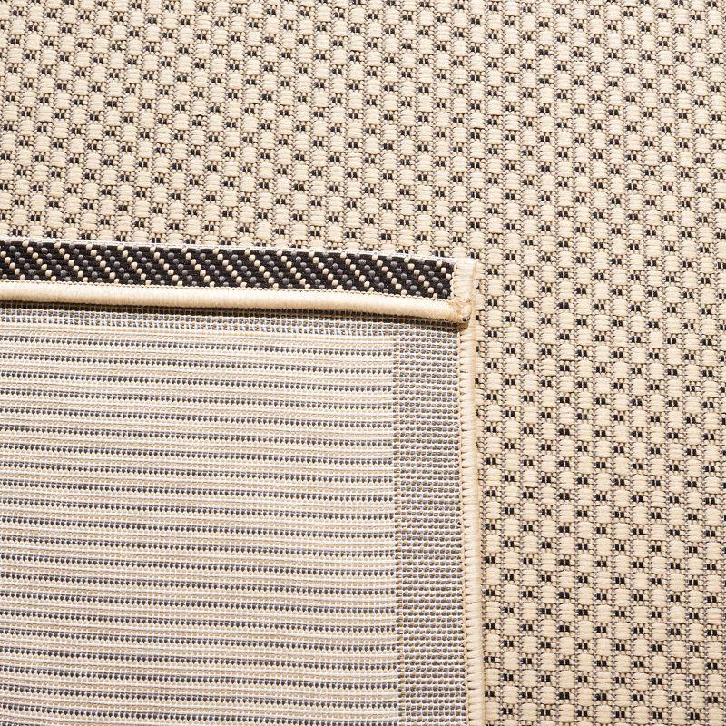 Courtyard CY7987 Power Loomed Indoor/Outdoor Accent Rug - Grey/Cream - 2'7"x5' - Safavieh.