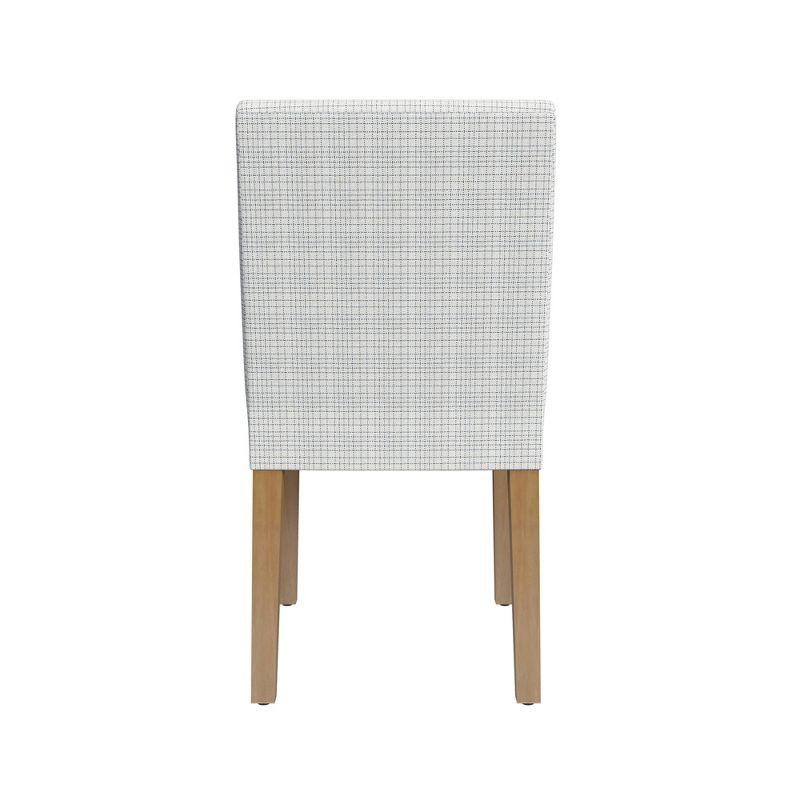 Classic Mini Grid Pattern Upholstered Dining Chair - HomePop