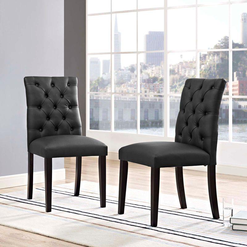 Modway Copper Grove Trilj Vinyl Dining Chair (Set of 2) by Modway