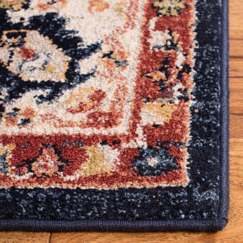 Charleston CHL413 Loomed Indoor Area Rug - Navy/Ivory - 5'3"x7'6" - Safavieh