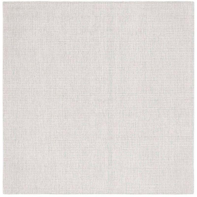 Abstract ABT468 Handmade Indoor Area Rug - Light Grey/Ivory - 6'x6' - Safavieh