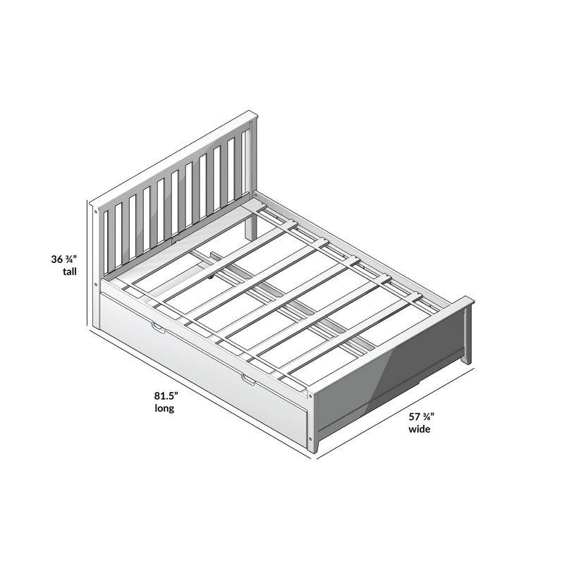 Max & Lily Full-Size Bed with Trundle