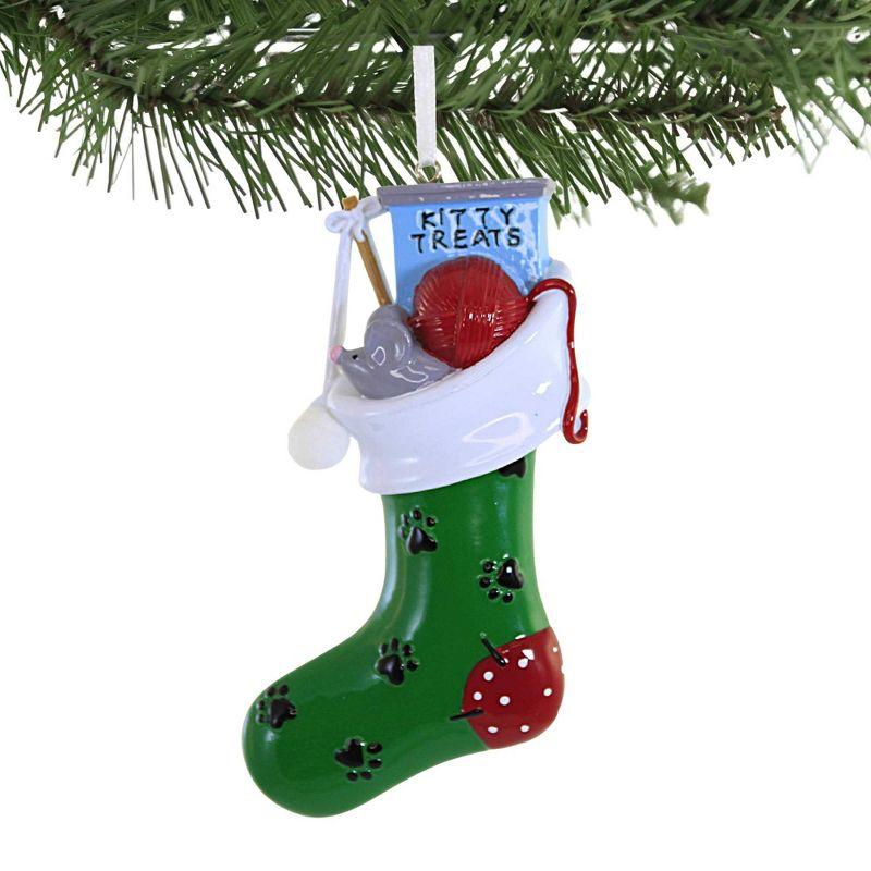 CraftOutlet.com 4.5 Inch Pet Stocking Personalize It Dyi Cat Kitten Tree Ornaments
