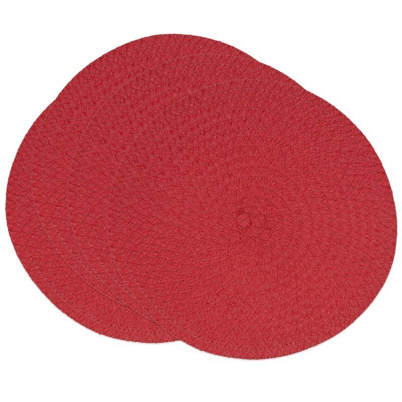 Saro Lifestyle Round Design Table Mats (Set of 4)