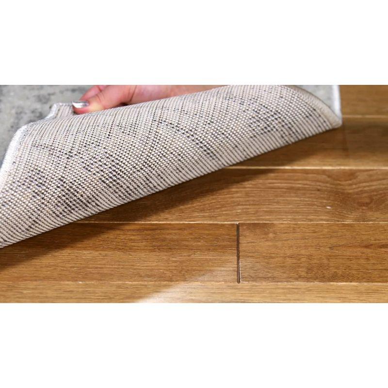 Adirondack ADR119 Machine Made Indoor Area Rug - Ivory/Silver - 6'x6' - Safavieh