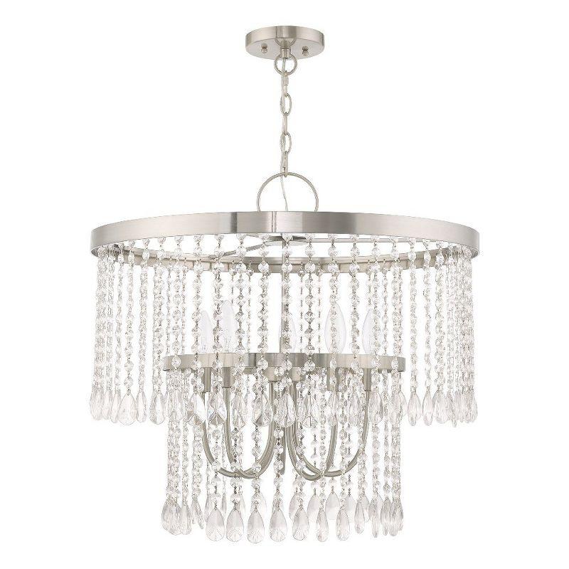 Livex Lighting Elizabeth 5 - Light Chandelier in  Brushed Nickel