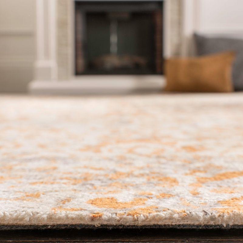 Expression EXP477 Hand Tufted Indoor Area Rug - Ivory/Rust - 4'x6' - Safavieh