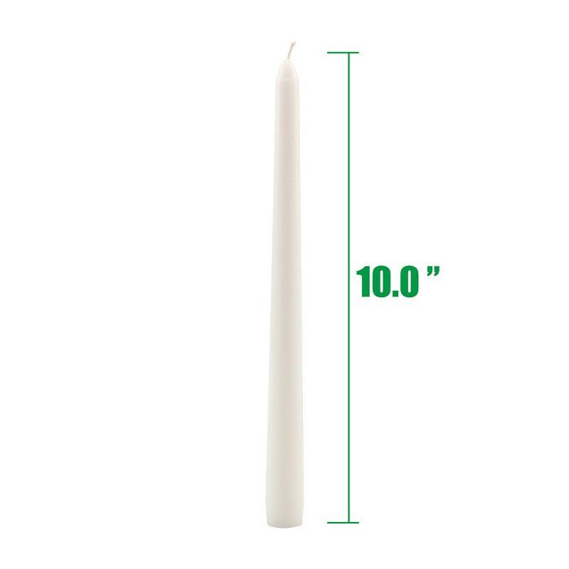 10" Taper Candle White - Stonebriar Collection