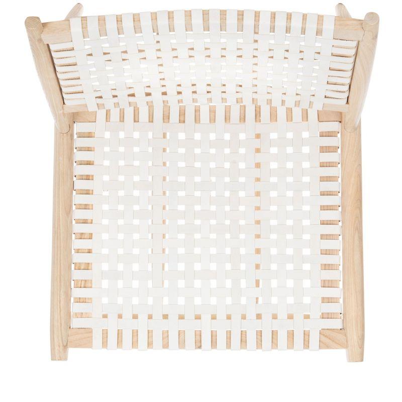 Soleil Accent Chair - ACH1001 - White/Natural - Safavieh