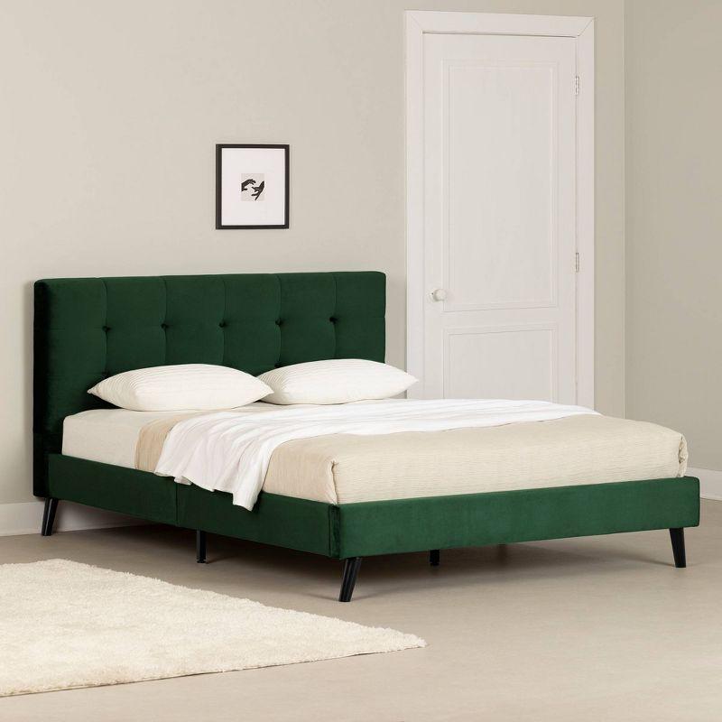 Maliza Upholstered Complete Platform Bed