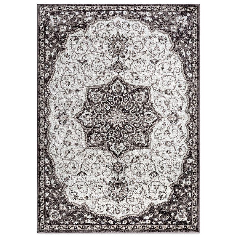 World Rug Gallery Traditional Medallion Area Rug - BROWN 7' 10" x 10'