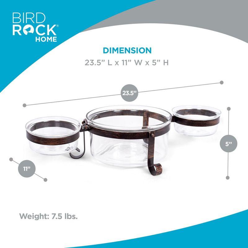 BirdRock Home BirdRock Home Glass Serving Bowl