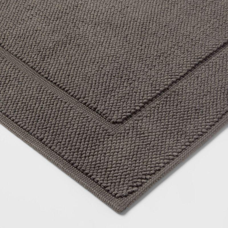 21"x34" Spa Plush Bath Rug Dark Gray - Threshold™