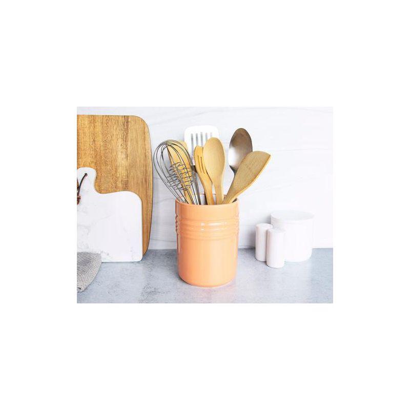 Kook Ceramic Utensil Crock, 6 Inches