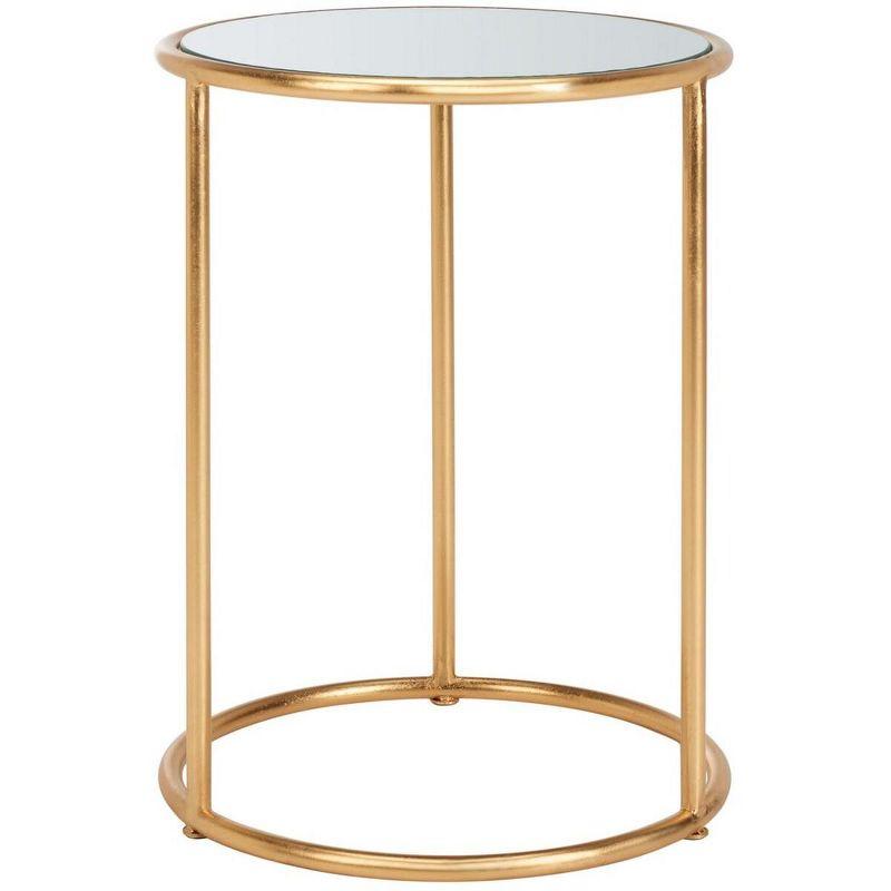 Shay Accent Table - FOX2523A - Gold/Mirror - Safavieh Couture
