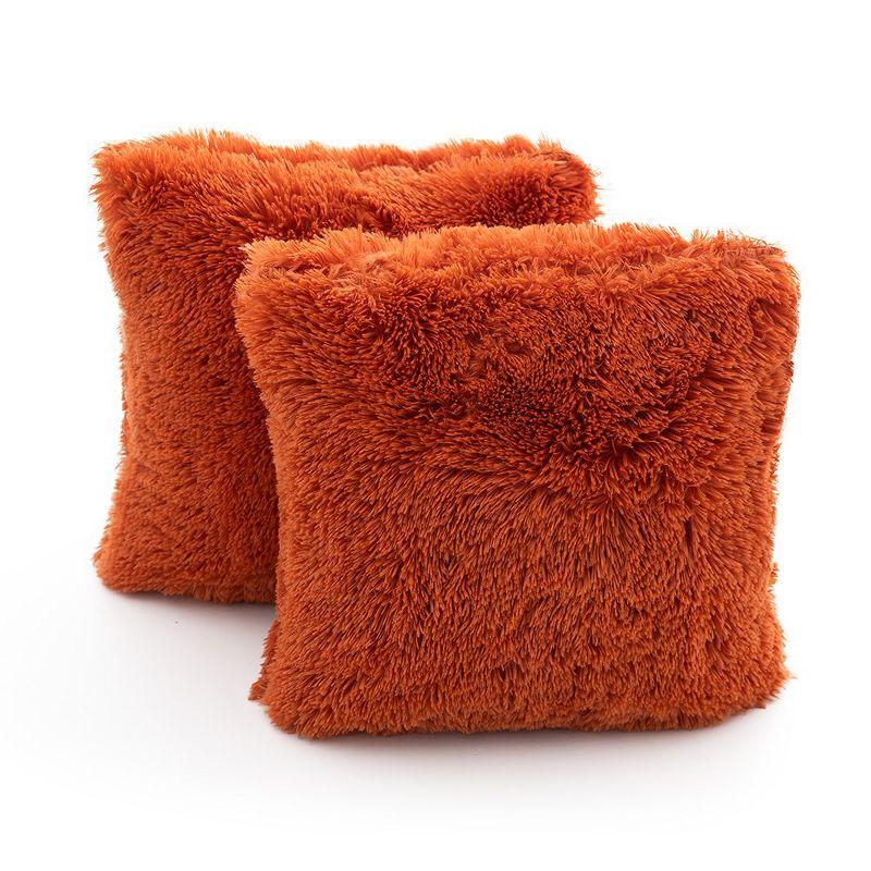 Faux Fur Throw Pillow