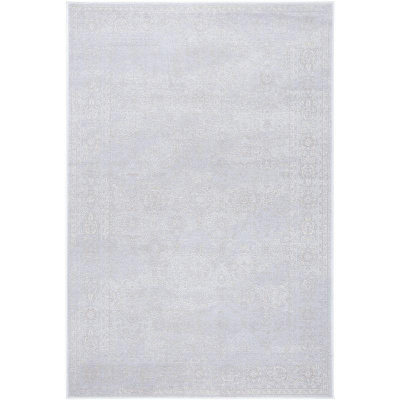 Carnegie CNG691 Power Loomed Area Rug - Light Grey/Grey - 5'1"x7'6" - Safavieh.