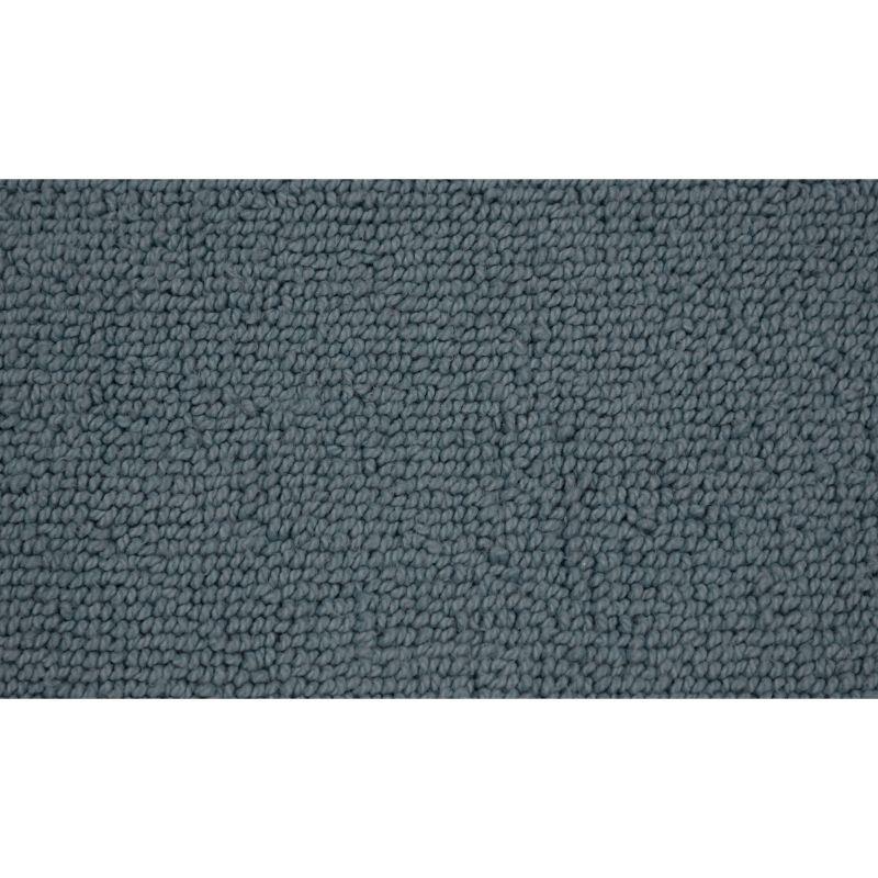 Sky Blue Queen Cotton 24" x 40" Washable Bath Rug