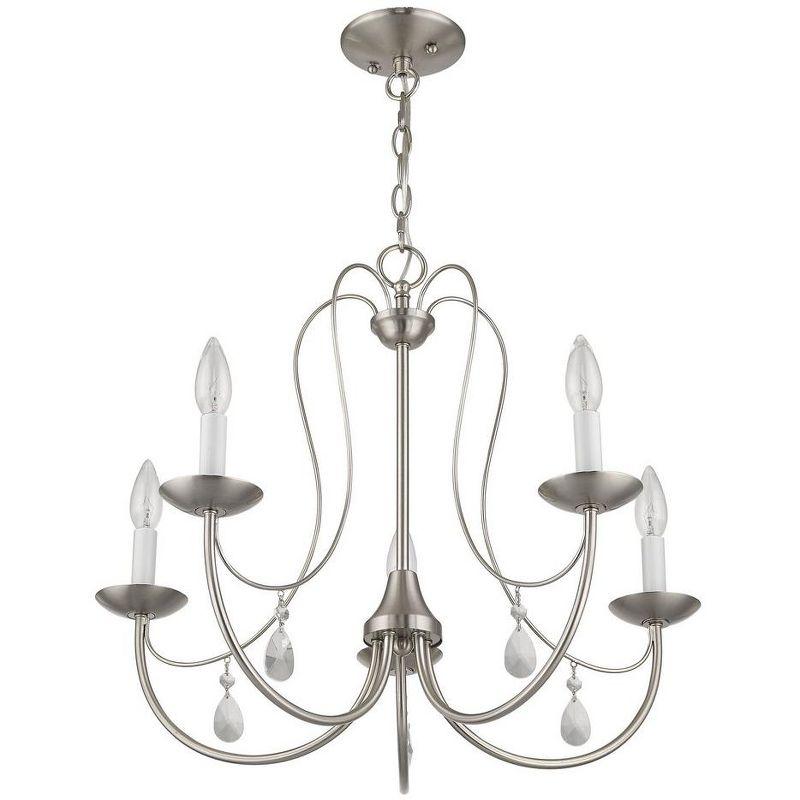 Livex Lighting Mirabella 5 - Light Chandelier in  Brushed Nickel