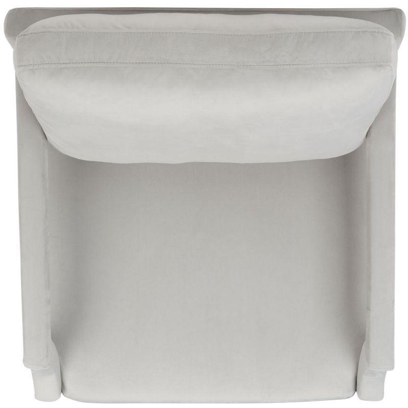 Genoa Upholstered Arm Chair - ACH4510 - Light Grey - Safavieh