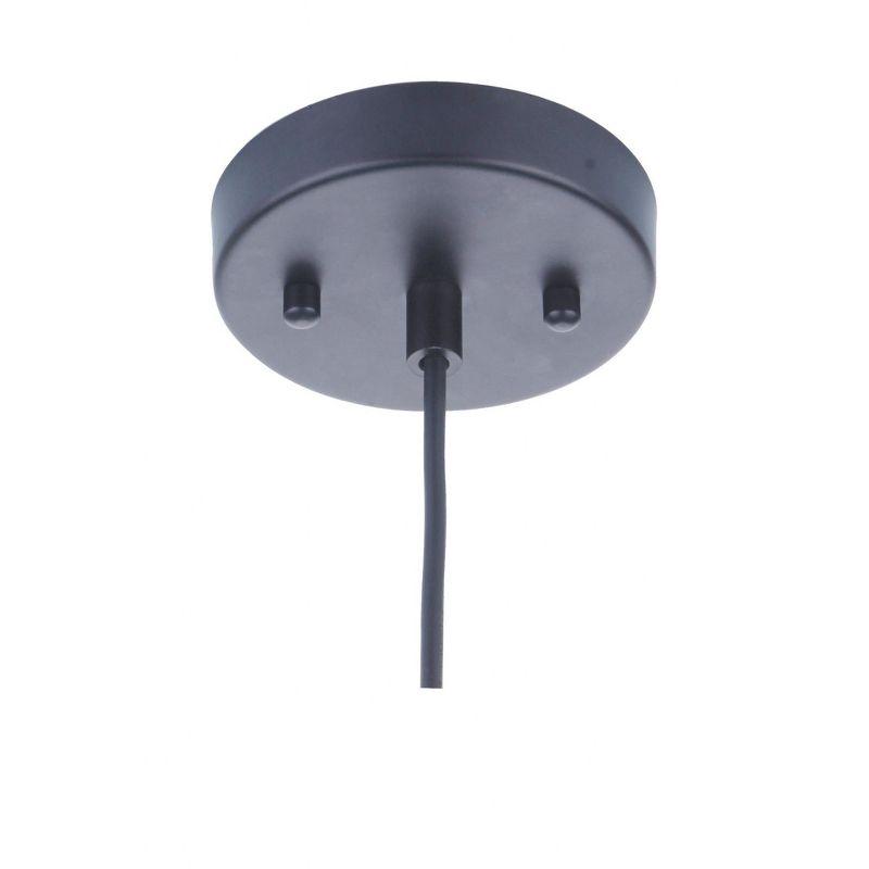 Craftmade Lighting 1 - Light Pendant in  Flat Black
