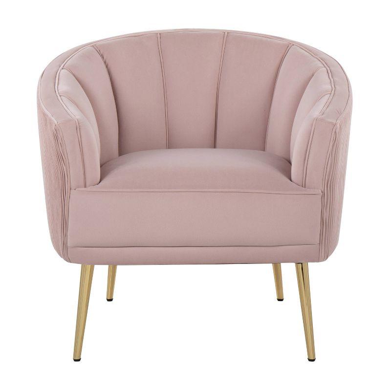 Tania Pleated Waves Accent Chair - Lumisource