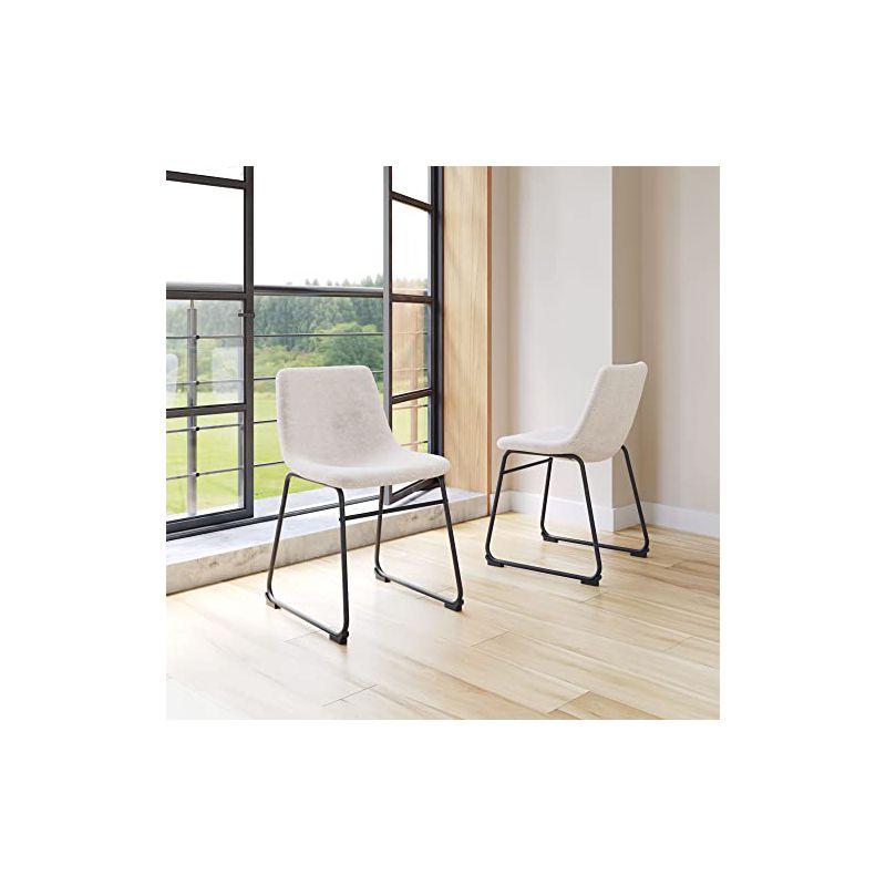 Zuo Hospitality Smart Dining Chair Ivory (Set of 2)