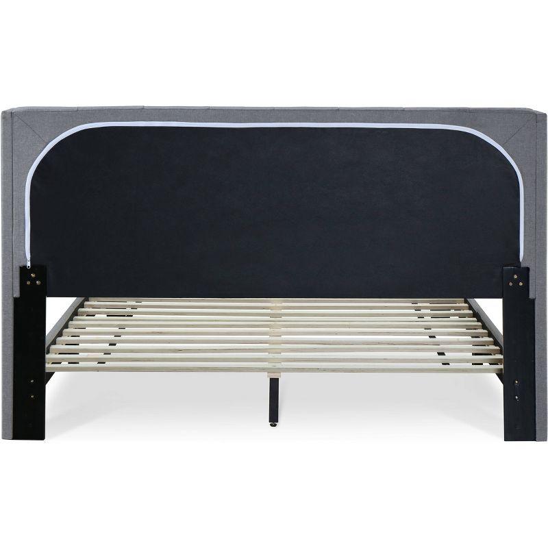 Adler Upholstered Bed - Finch