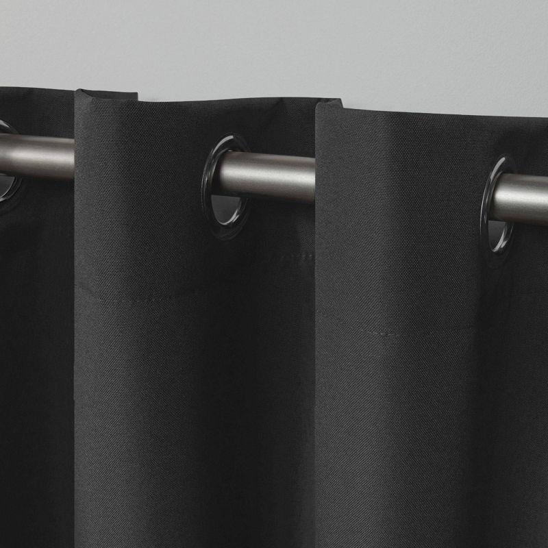Cabana Solid Heavyweight Indoor Outdoor Curtains