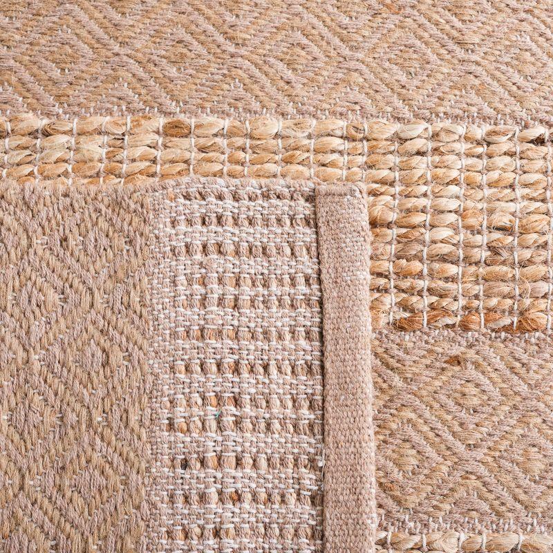 Natural Fiber NFB653 Flat Weave Indoor Accent Rug - Taupe/Natural - 3'x5' - Safavieh