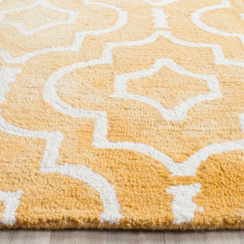 Dip Dye DDY538 Hand Tufted Indoor Area Rug - Gold/Ivory - 8'x10' - Safavieh